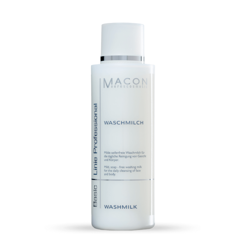 Macon-Professional-Waschmilch-200ml-47300-HighRes (1) MACON BASIC LINE DEMACHIANT PENTRU TEN NORMAL SI MIXT - imagine 1