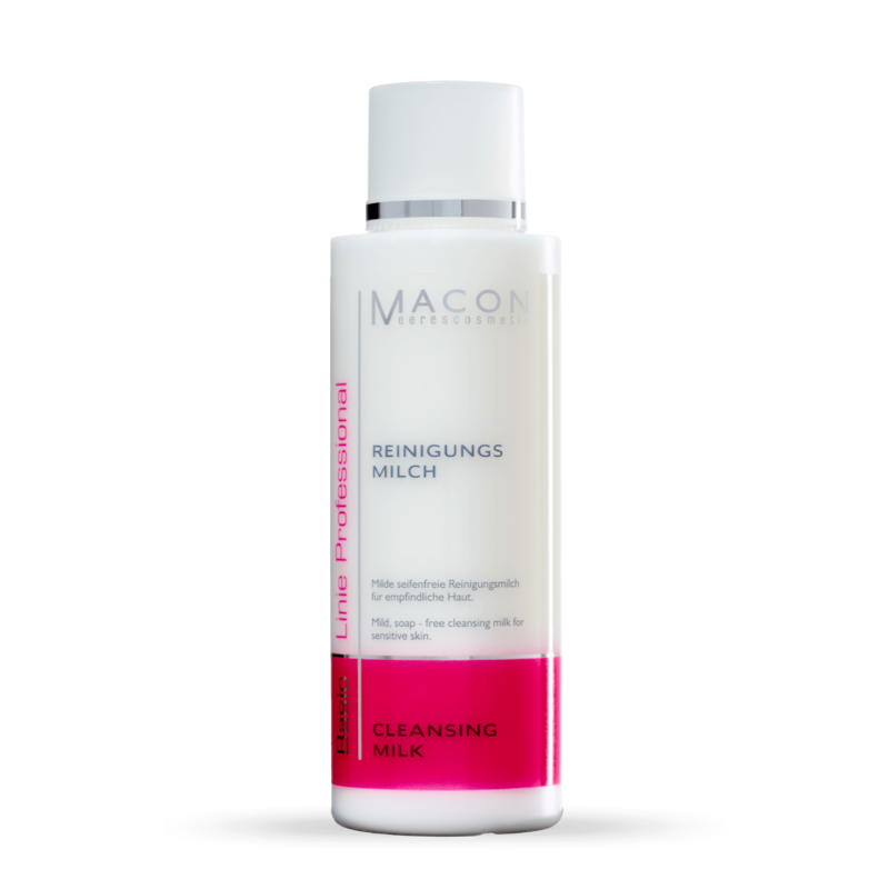 Macon-Professional-Reinigungsmilch-empfindHaut-200ml-47296-HighRes (1) MACON COSMETICS – BASIC LINE LAPTE DEMACHIANT PENTRU TEN USCAT ȘI SENSIBIL 200ML - imagine 1